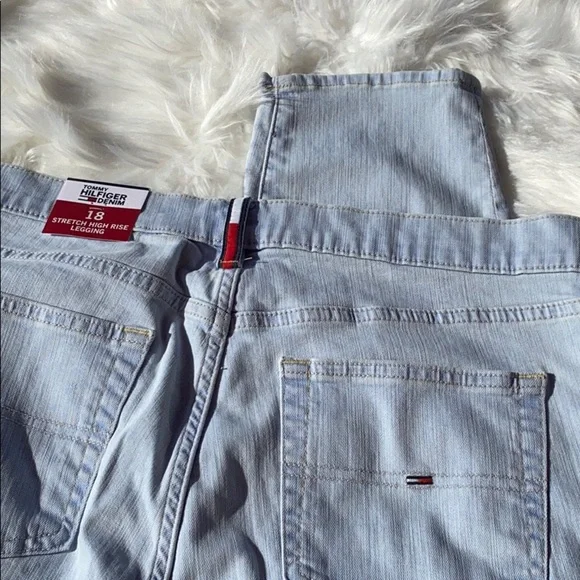Plus Size Tommy Hilfiger Stretchy High Rise Jeans - Picture 8 of 16